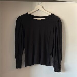 NATION Puffed Sleeve Top — Size M